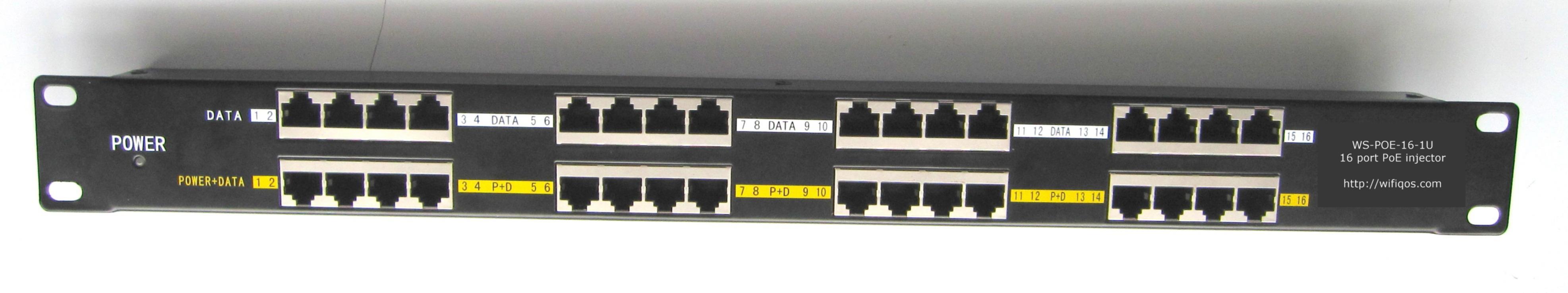 Wifiqos Poe Solutions Multiport Passive Poe Power Over Ethernet With